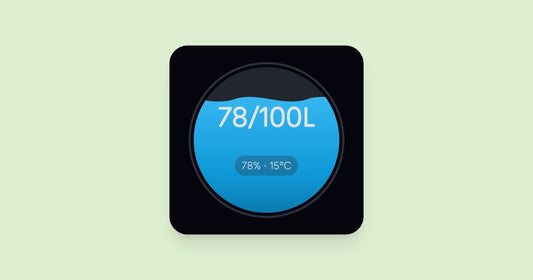 Frischwasser-Widget im Camper-Jarvis-Dashboard mit 78 von 100 Litern
