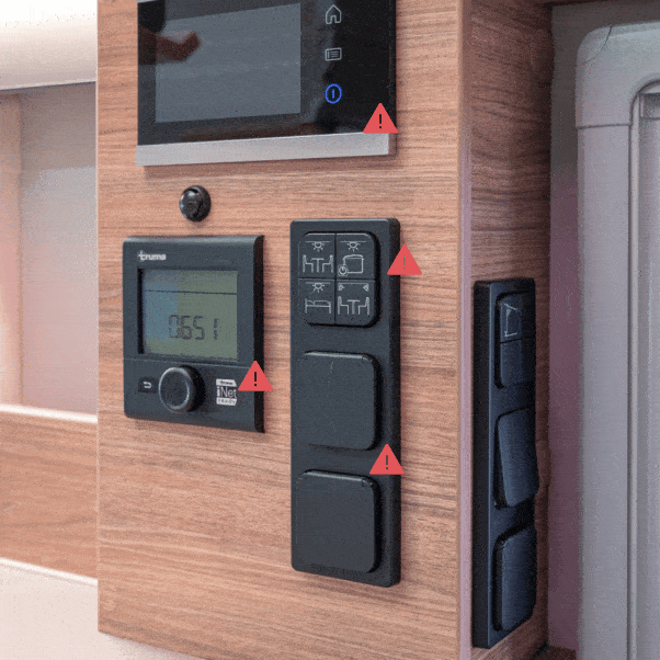 Bedienteile verschiedener Hersteller werden durch einen SmartKnob ersetzt